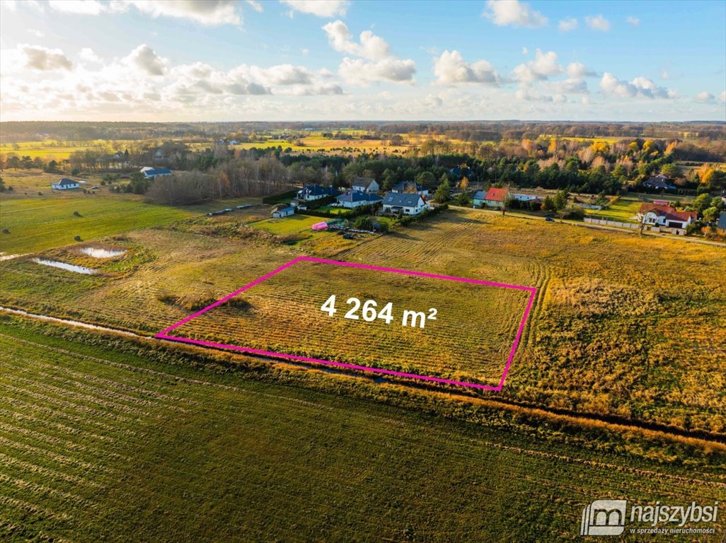 Działka 4264 m² w Łęgach (blisko zabudowa): Łęgi