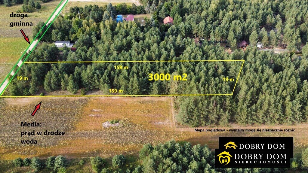 Działka 3000 m² pod dom w Siemianówce, blisko jeziora Siemianówka  3 000m2 Foto 1