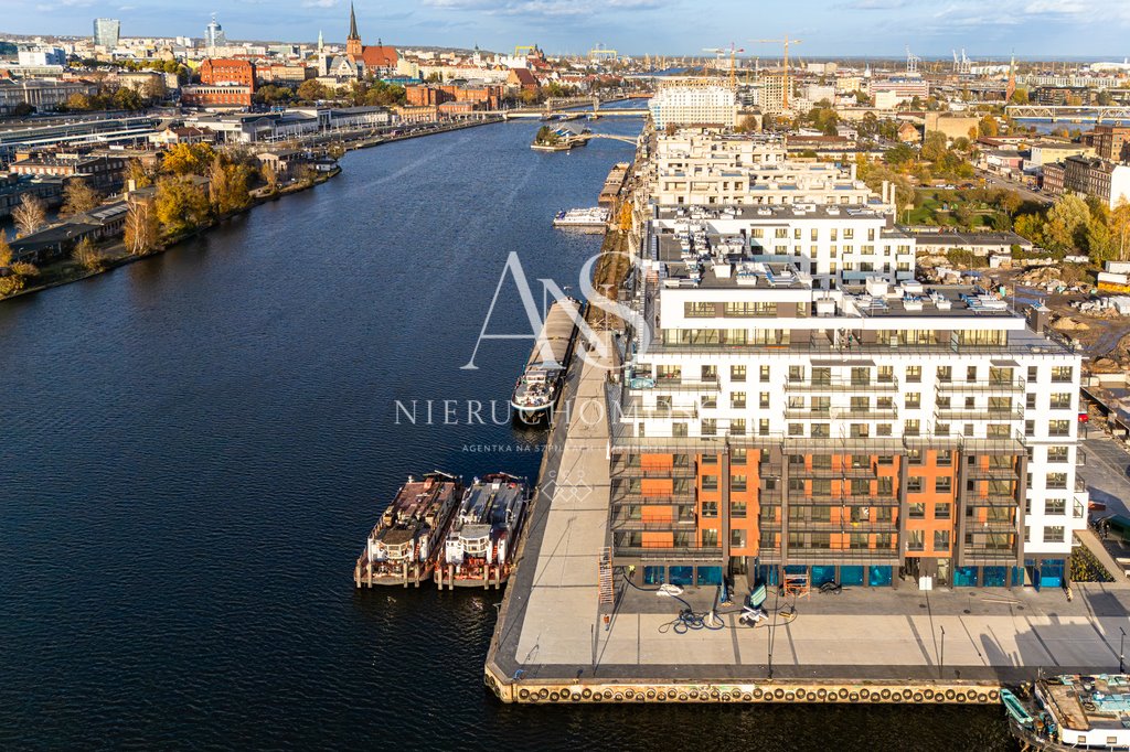 Apartament z widokiem na Odrę w Sedina – 3 pokoje, balkon Szczecin, Maklerska  58m2 Foto 1
