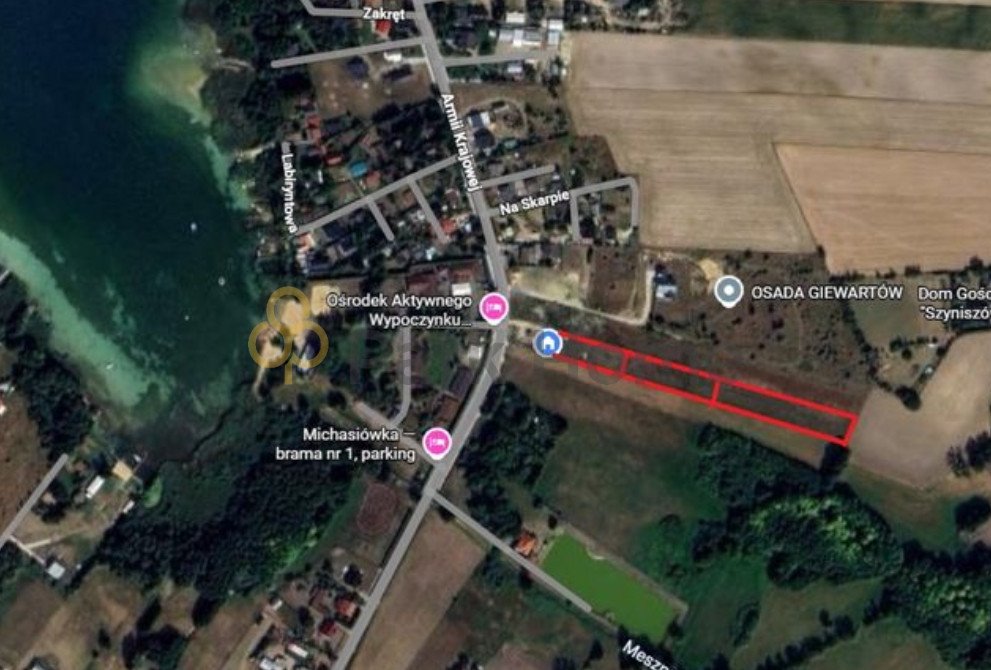 Działka nad Jeziorem Powidzkim - 8-12 arów media w pobliżu Giewartów  800m2 Foto 1