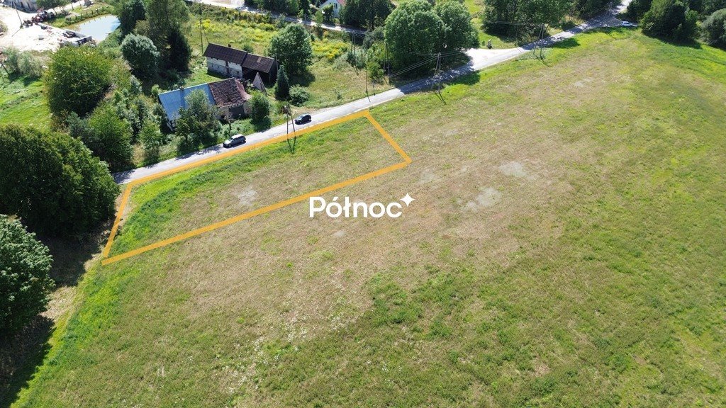 Działka budowlana 1496 m² pod dom w Skorzynicach Skorzynice  1 496m2 Foto 1