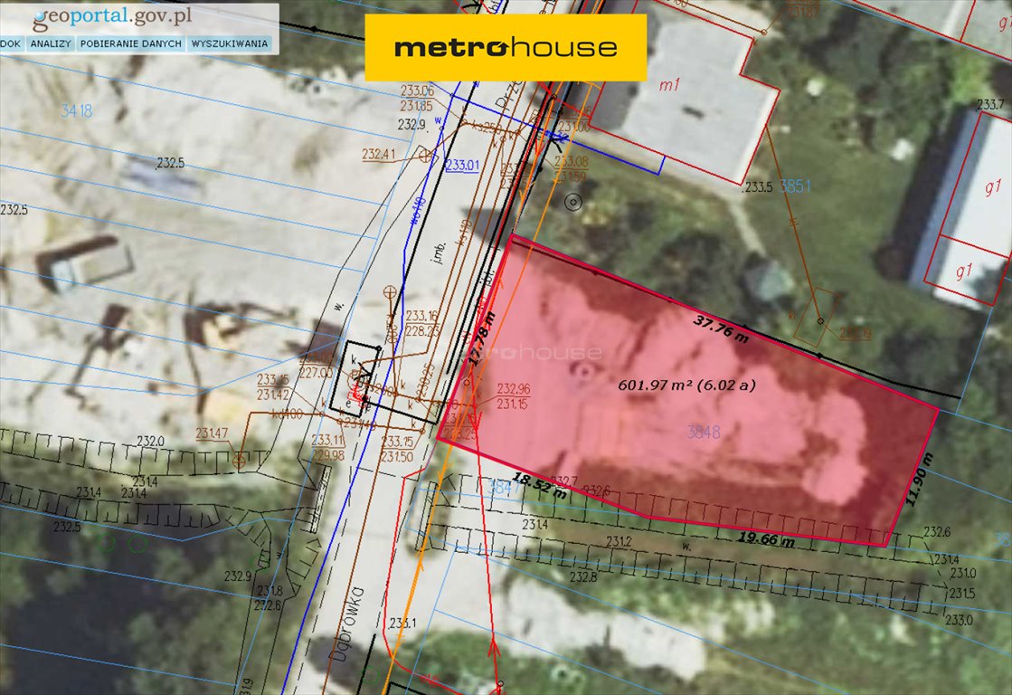 Zapraszam do zakupu działki 622 m² z mediami w Koniecpolu Koniecpol, Przedmieście magdasz  622m2 Foto 1