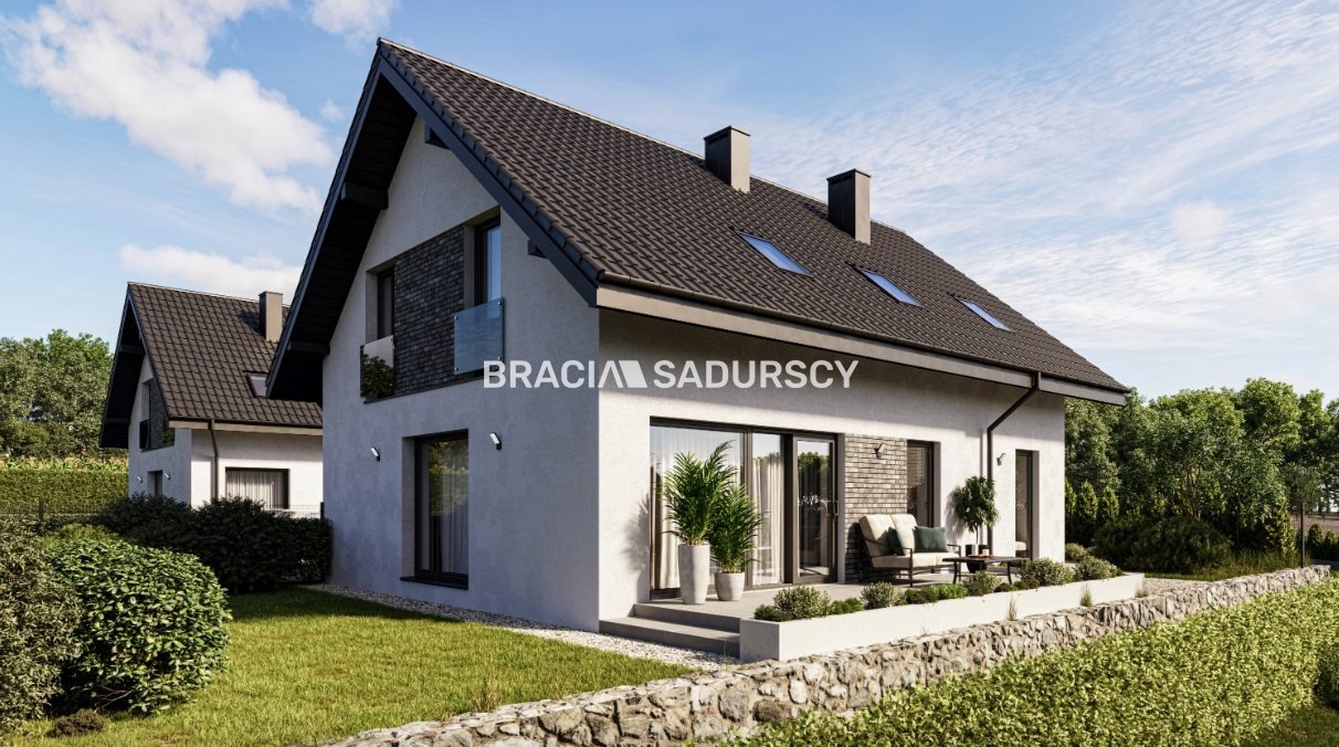 Nowoczesny dom z ogrodem na osiedlu w Zawadzie, 156 m² Zawada, Zawada, Zawada  157m2 Foto 1