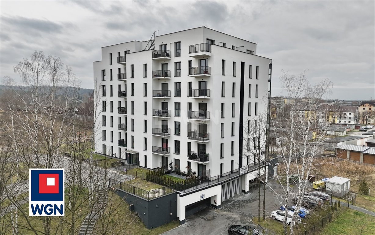 Nowoczesne mieszkanie 37,35 m2 z garażem i tarasem Poręba, Zakładowa, Zakładowa  37m2 Foto 1