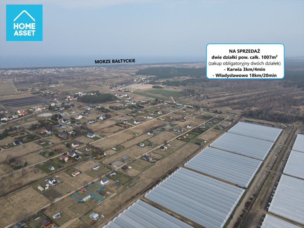 Działka budowlana na sprzedaż Karwieńskie Błoto Pierwsze, Sławoszynko  1 007m2 Foto 10