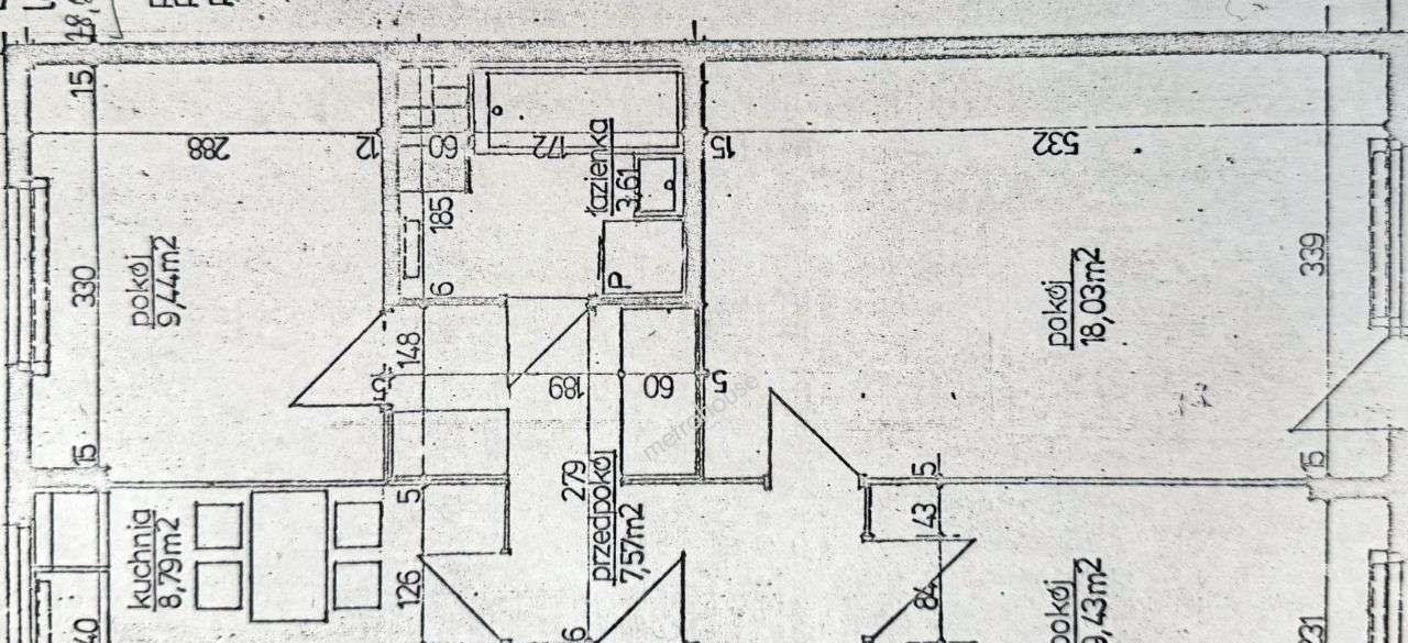 Mieszkanie trzypokojowe na sprzedaż Warszawa, Ursynów  60m2 Foto 17