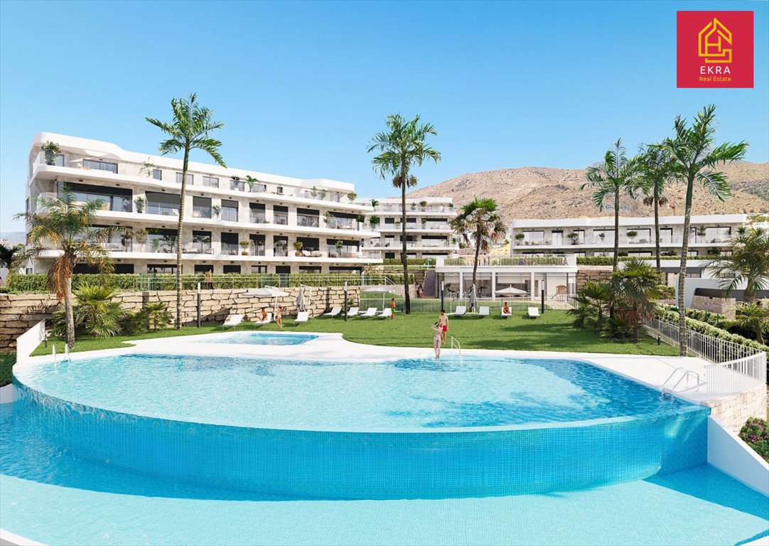 Nowoczesny apartament z widokiem na morze w Finestrat Hiszpania, Alicante, Carrer de Brasil  92m2 Foto 1