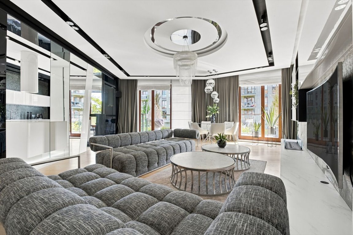 Na wynajem luksusowe 4-pokojowe mieszkanie 127 m² w Warszawie Warszawa, Mokotów Czerniaków, Bernardyńska  127m2 Foto 1