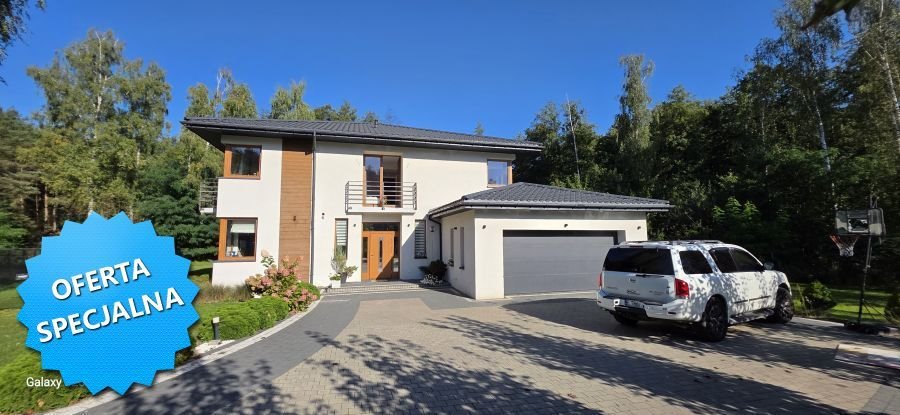 Nowoczesny dom 2018 z lasem, 4 sypialnie, garaż Góra Kalwaria  444m2 Foto 1