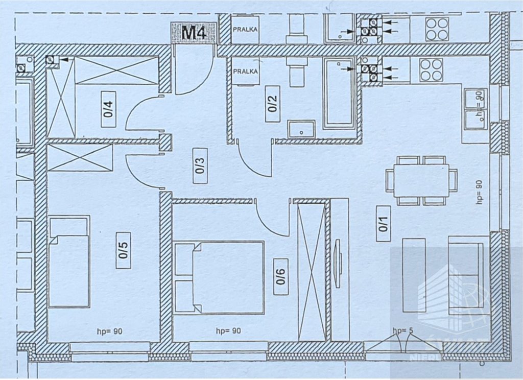 Mieszkanie trzypokojowe na wynajem Warzymice, Irysowa  60m2 Foto 17