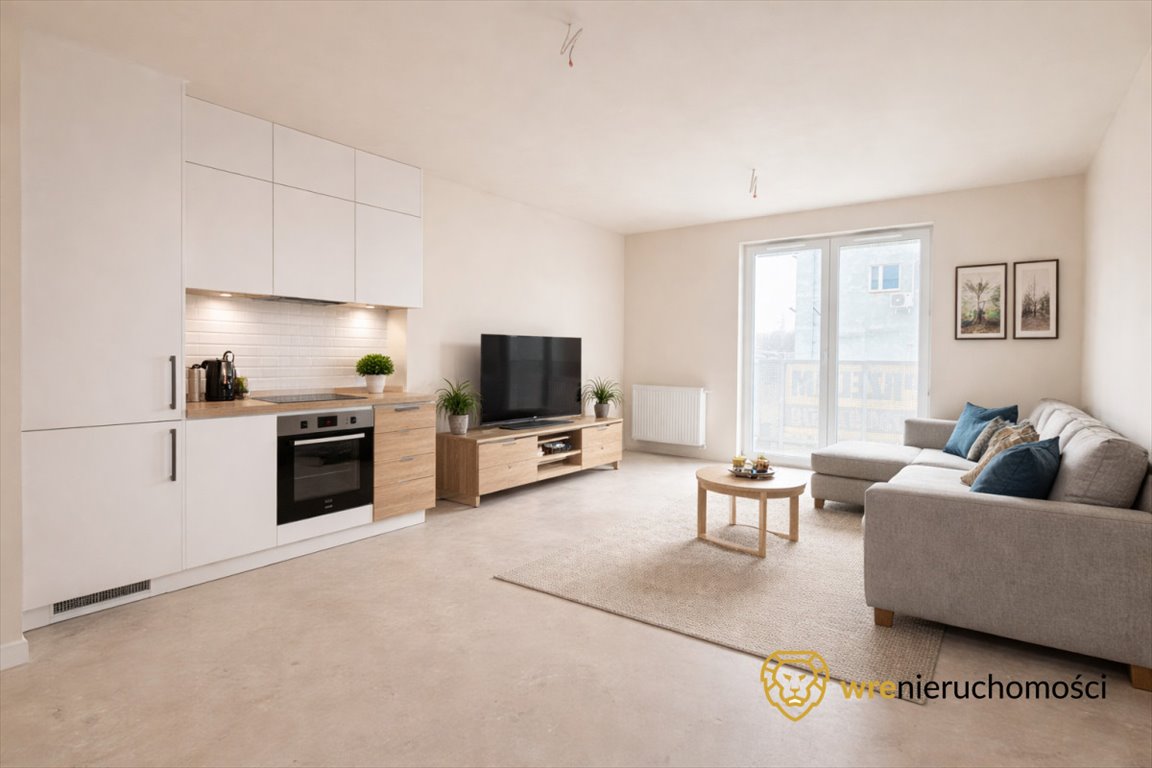 Nowoczesne 1-pokojowe mieszkanie z dużym balkonem - stan deweloperski Wrocław, Wrocław, Przejazdowa  34m2 Foto 1