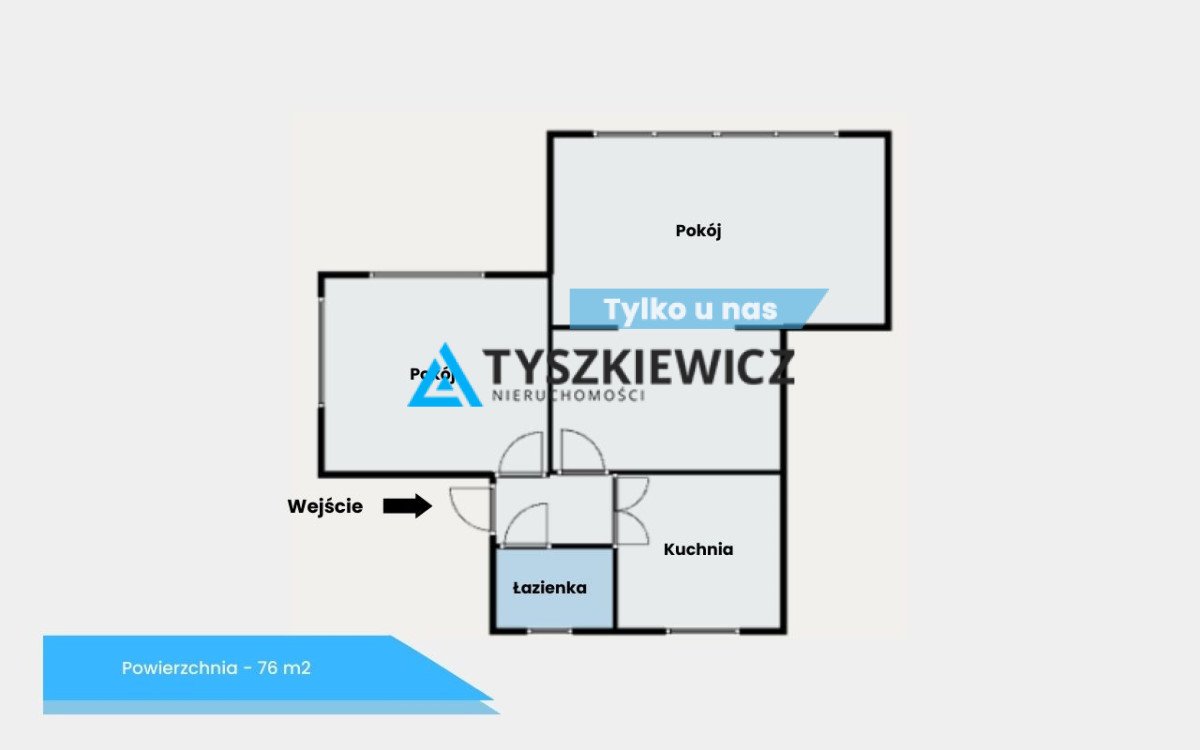 Mieszkanie trzypokojowe na sprzedaż Rumia, Lotnisko, 1 Maja  76m2 Foto 1