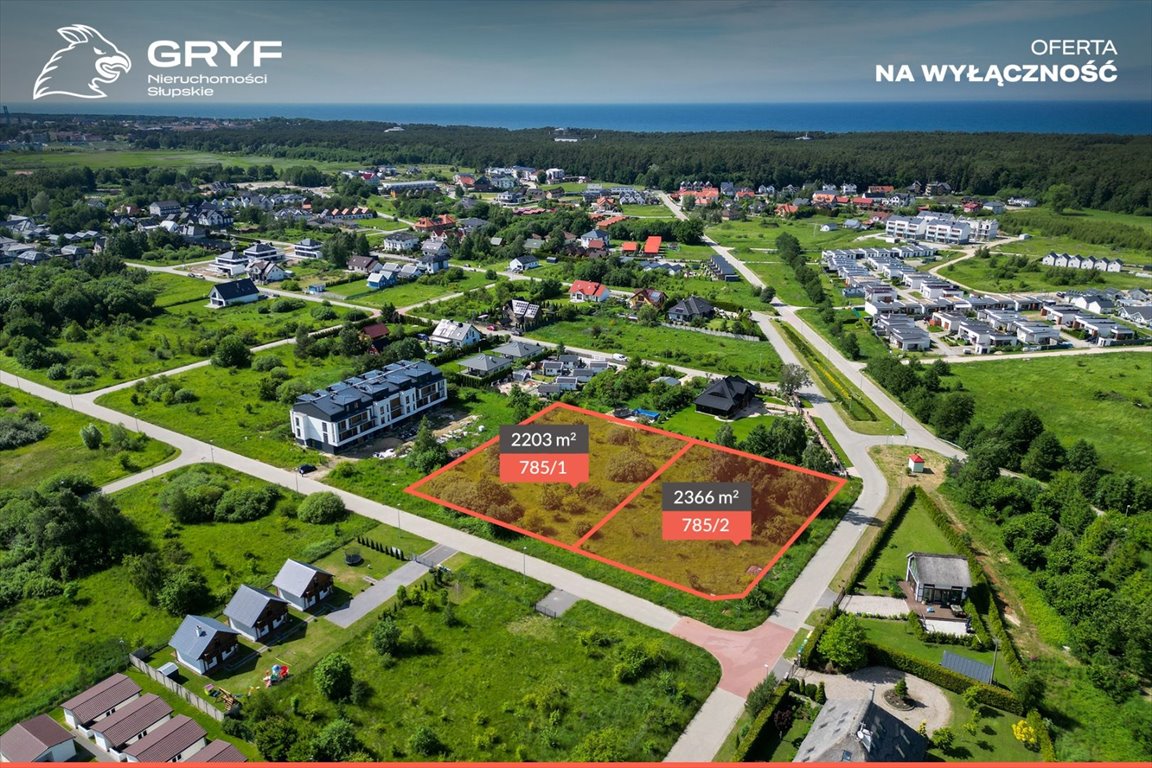 Do sprzedania atrakcyjne działki pod zabudowę blisko morza Przewłoka, Zofii Nałkowskiej  4 569m2 Foto 1