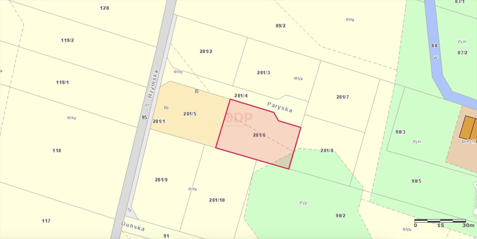 Działka budowlana na sprzedaż Polakowice, Rzymska  1 287m2 Foto 1