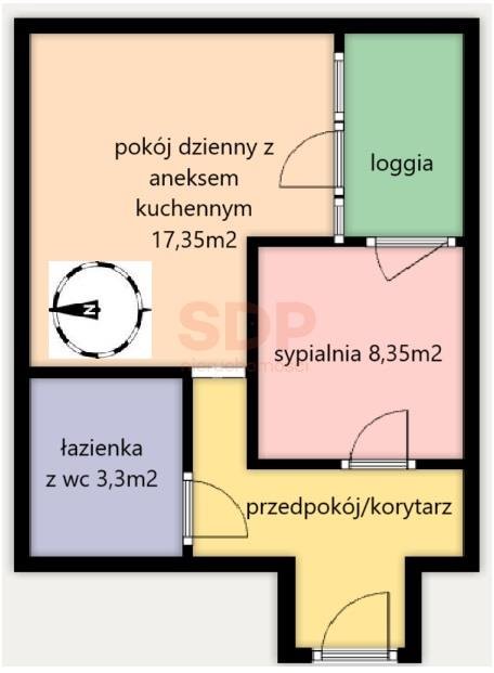 Mieszkanie dwupokojowe na sprzedaż Wrocław, Śródmieście, Śródmieście, Dmowskiego Romana  37m2 Foto 2