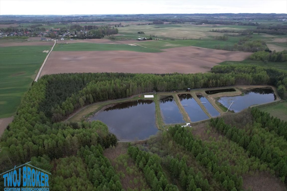 Posesja z domem, stawami i lasem w Bytowie - zapraszam Bytów  59 500m2 Foto 1