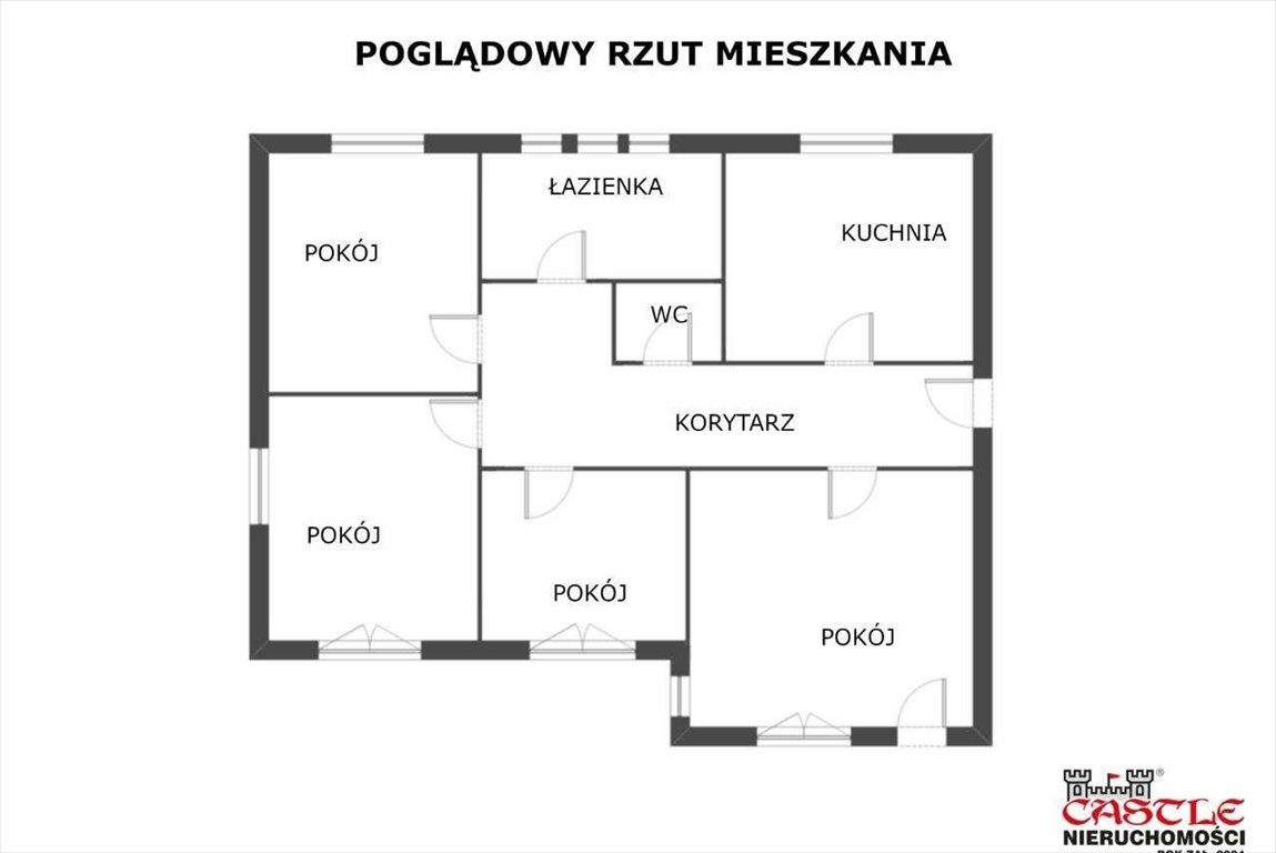 Mieszkanie czteropokojowe  na wynajem Poznań, Wilda, ul. Dolina  84m2 Foto 2