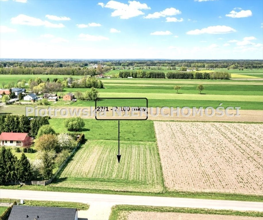 Do sprzedania działka 21 arów z mediami i dostępem do asfaltu Będków  2 100m2 Foto 1