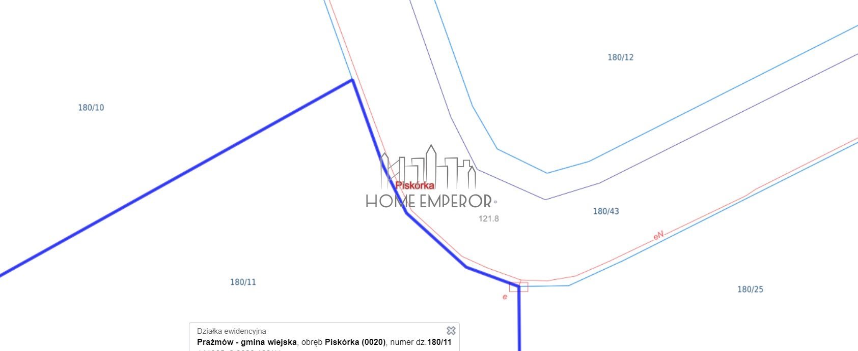 Działka budowlana na sprzedaż Piskórka, Baśniowa  1 200m2 Foto 3