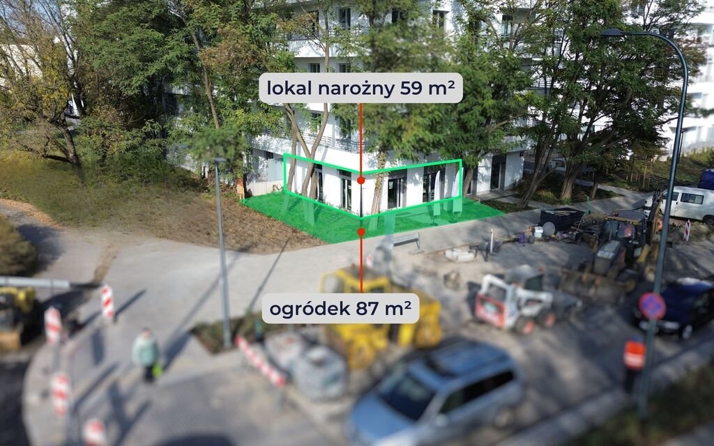 Lokal użytkowy na wynajem Warszawa, Praga-Południe, Saska Kępa, Lizbońska  59m2 Foto 1