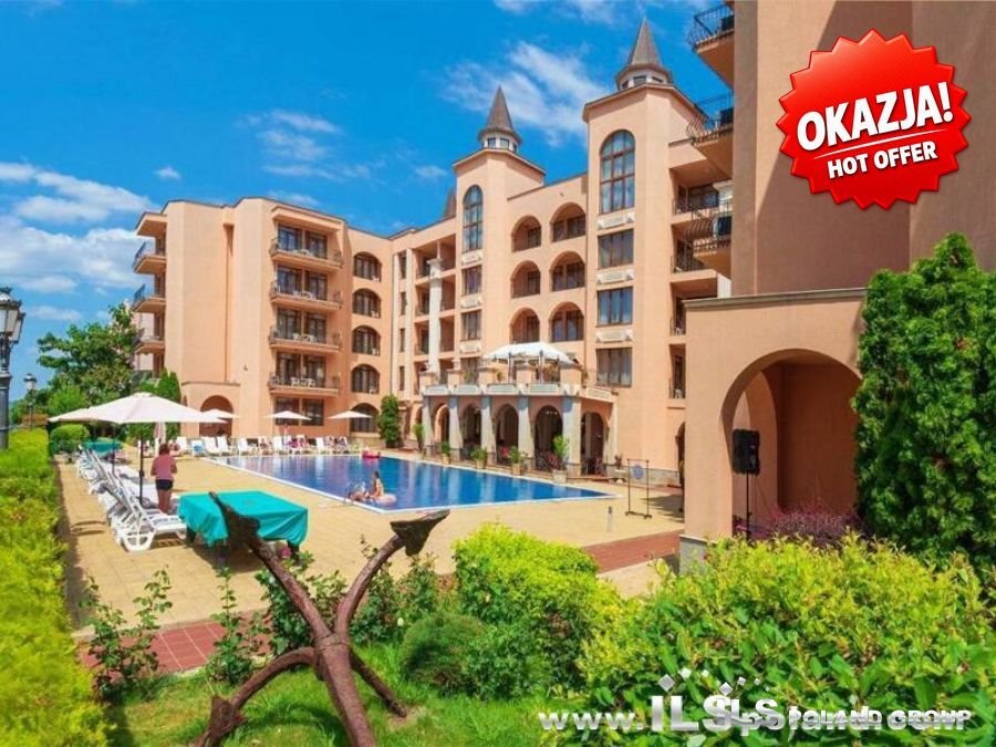 Apartament 70 m² z balkonem i widokiem na basen - polecam! Bułgaria, Słoneczny Brzeg, Palazzo  70m2 Foto 1