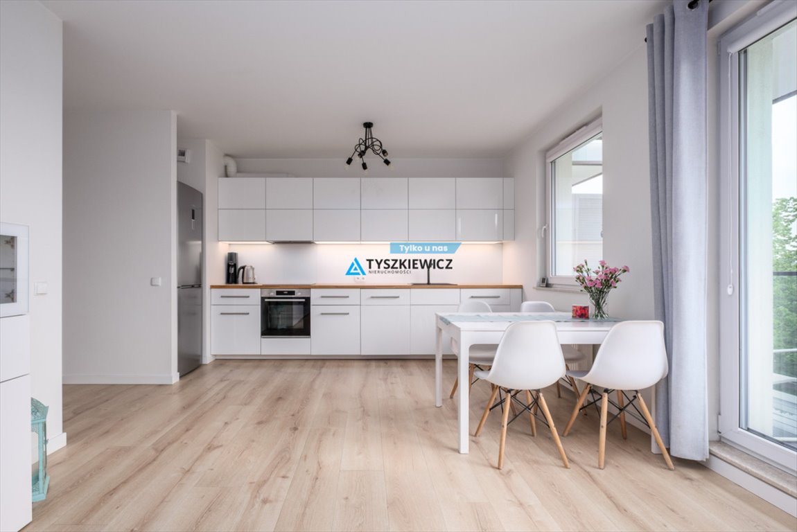 Nowoczesne 3-pokojowe mieszkanie z dużym balkonem i dostępem do strefy fitness Gdańsk, Przymorze, Szczecińska  60m2 Foto 1