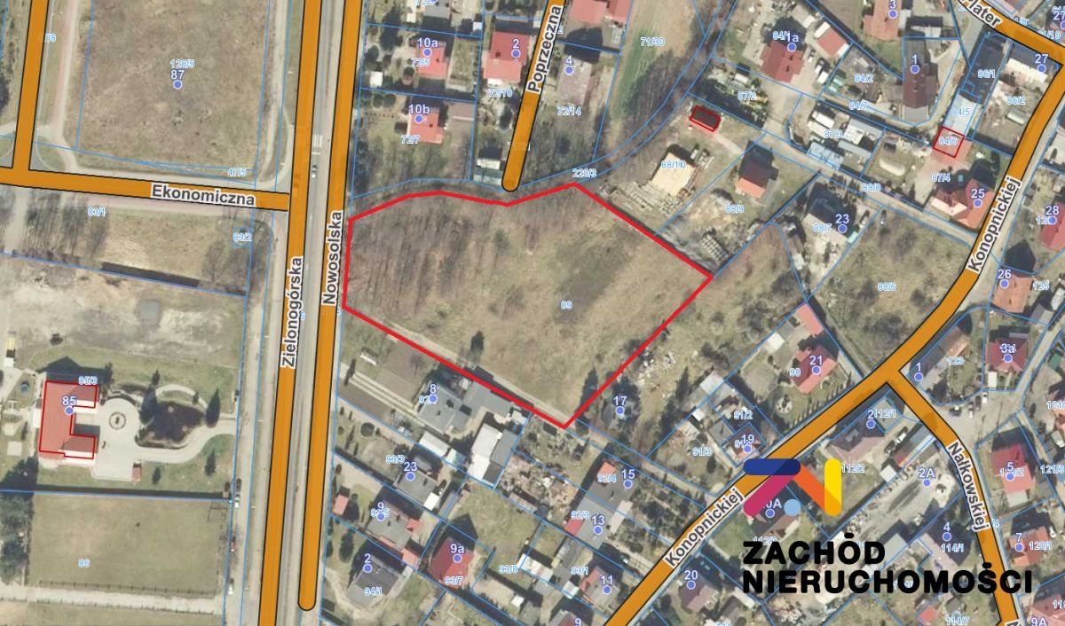 Działka na wynajem 6600 m² przy trasie Otyń-Nowa Sól Modrzyca  4 000m2 Foto 1