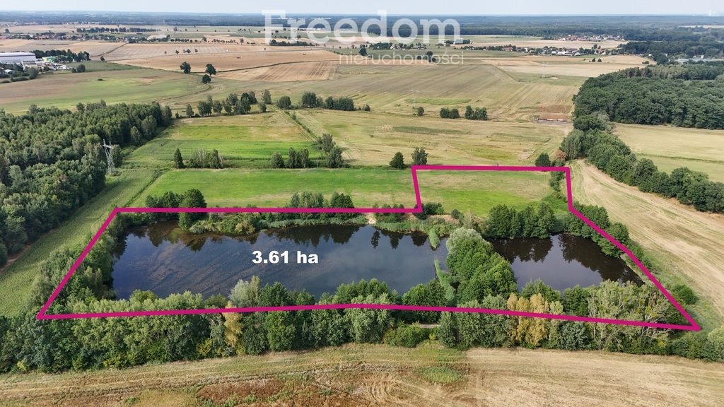 Polecam działkę 3,61 ha z wodami i dużym potencjałem inwestycyjnym: Sady