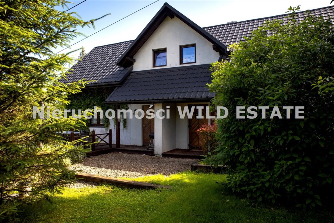 Urokliwy dom z 2 apartamentami, kominkiem i tarasami polecam Bóbrka  111m2 Foto 1