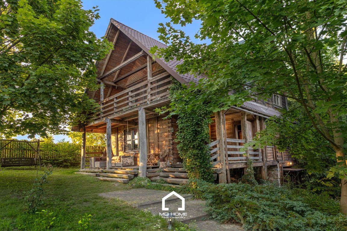 Polecam unikatowy dom z bala modrzewiowego 180 m² w otoczeniu zieleni Popowo-Parcele  180m2 Foto 1