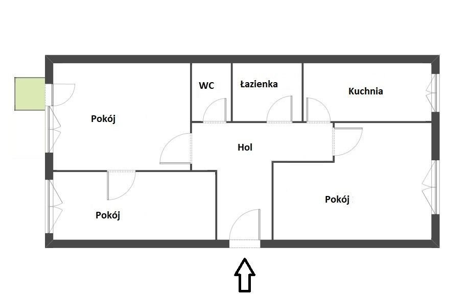 Mieszkanie trzypokojowe na sprzedaż Warszawa, Bielany, Jana Kochanowskiego  47m2 Foto 5