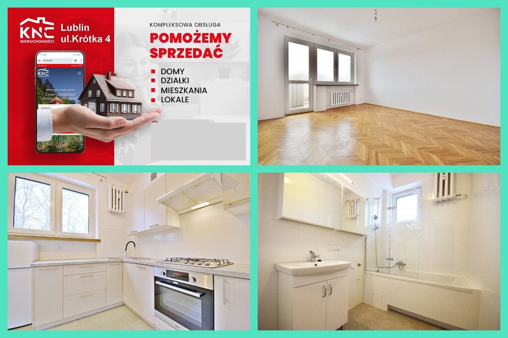 Na sprzedaż przestronne 3-pokojowe mieszkanie z balkonem i garażem Nałęczów, Wacława Lasockiego  63m2 Foto 1
