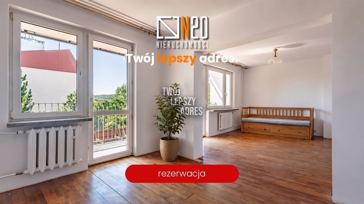 Na sprzedaż przestronne 3-pokojowe mieszkanie 51 m² z dużym balkonem w Krakowie Kraków, Bronowice, Juliusza Lea  51m2 Foto 1