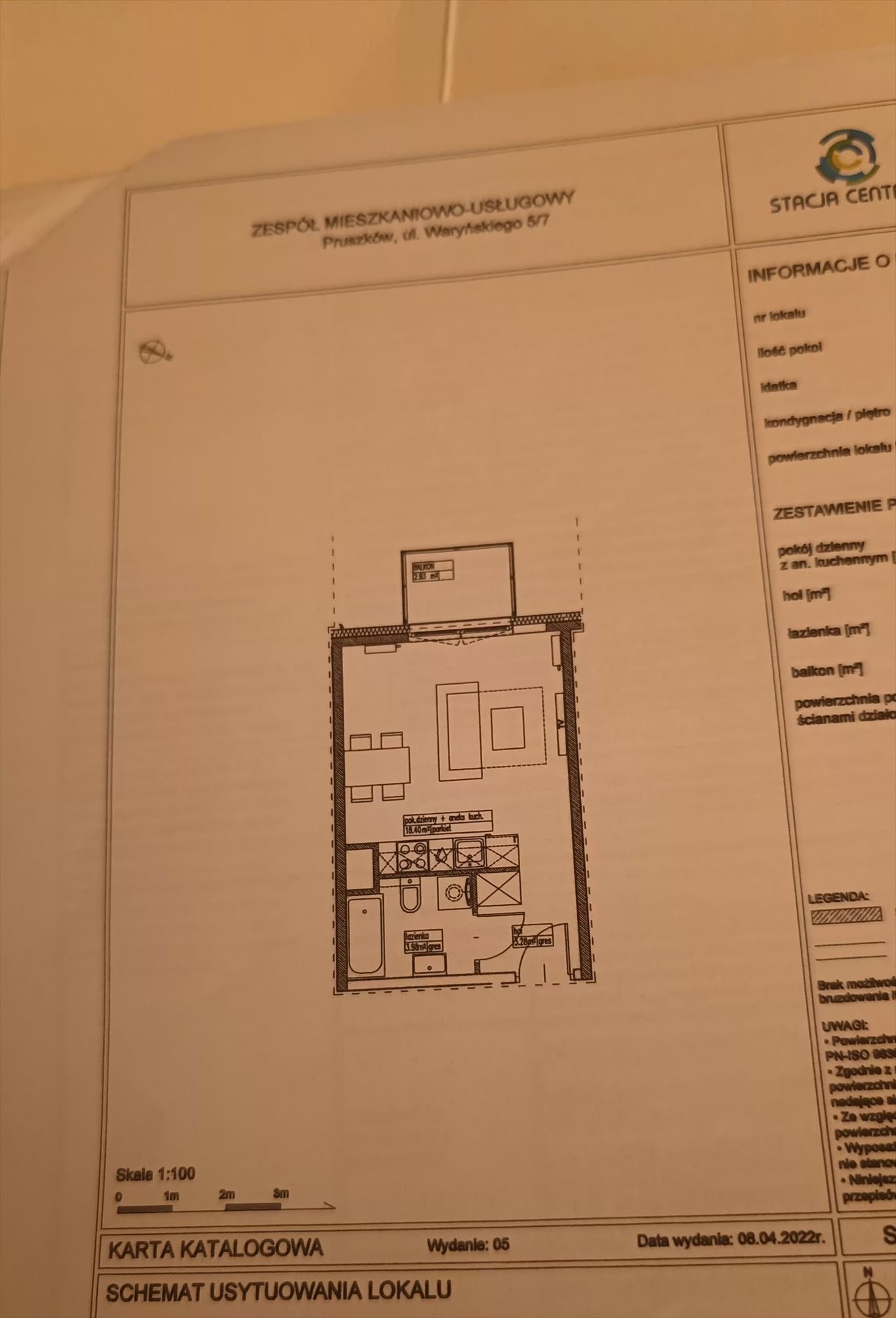 Kawalerka na sprzedaż Pruszkow, Waryńskiego 5/7 7  26m2 Foto 3