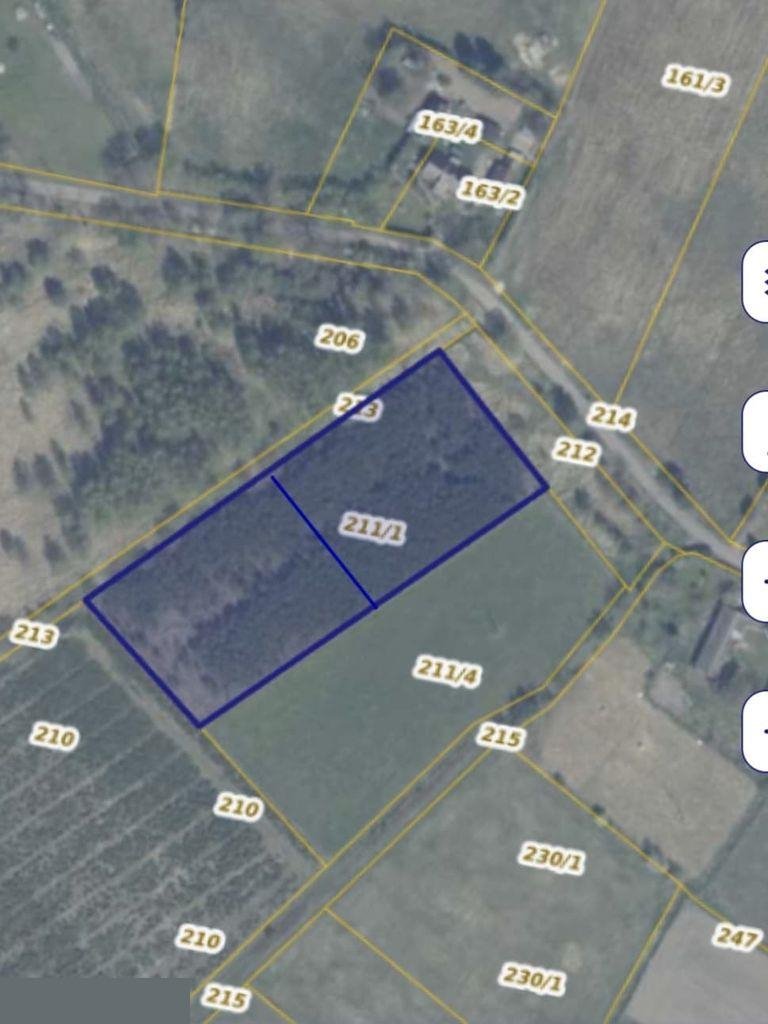 Działka rolna na sprzedaż Trzechel  5 051m2 Foto 1