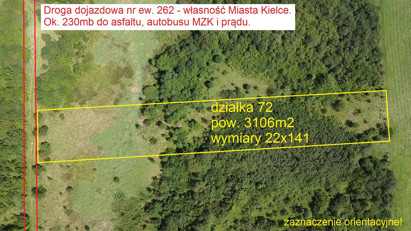 Działka rolna na sprzedaż Kielce, Posłowicka  3 106m2 Foto 2