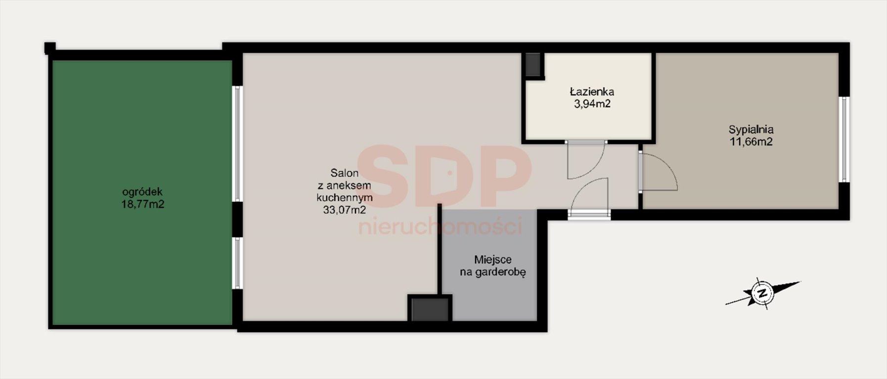 Mieszkanie dwupokojowe na sprzedaż Wrocław, Krzyki, Ołtaszyn, Motylkowa  49m2 Foto 1