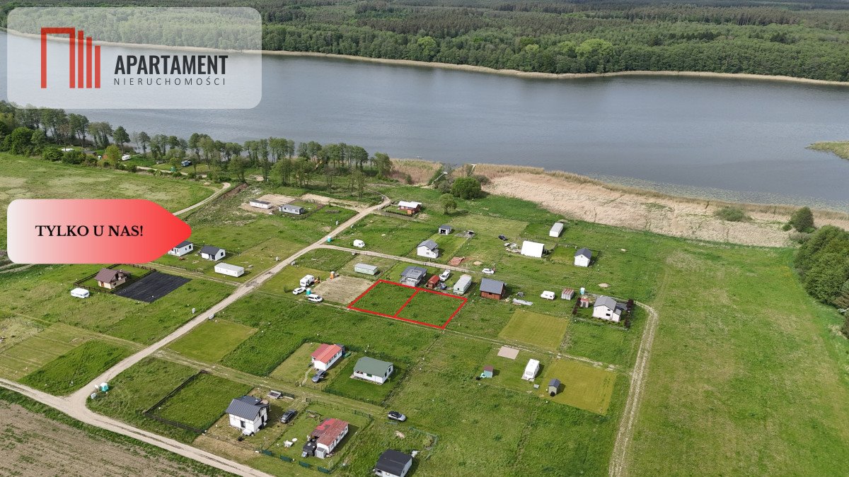Do sprzedania działka rekreacyjna 350 m² z widokiem na jezioro Wierzchowo  350m2 Foto 1