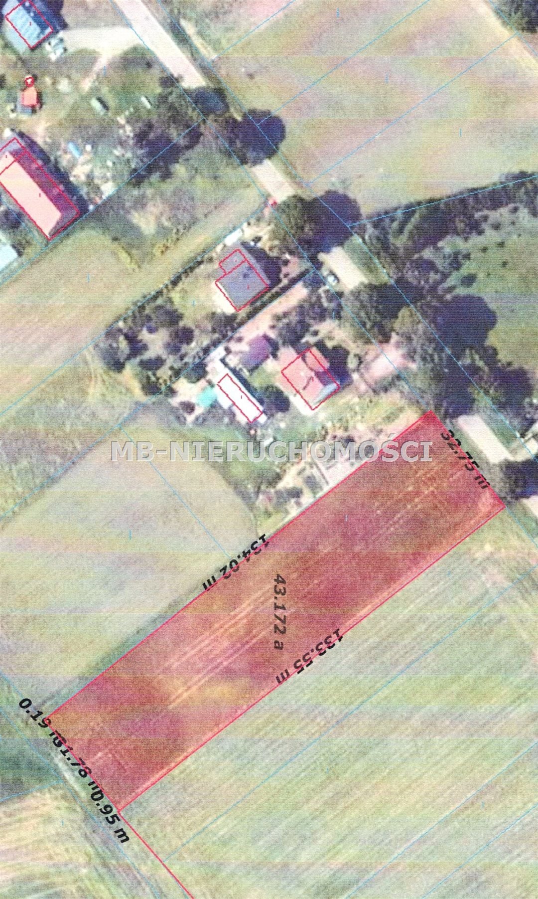 Działka budowlana 4318 m² przy asfaltowej drodze - polecam Olszewo  4 318m2 Foto 1