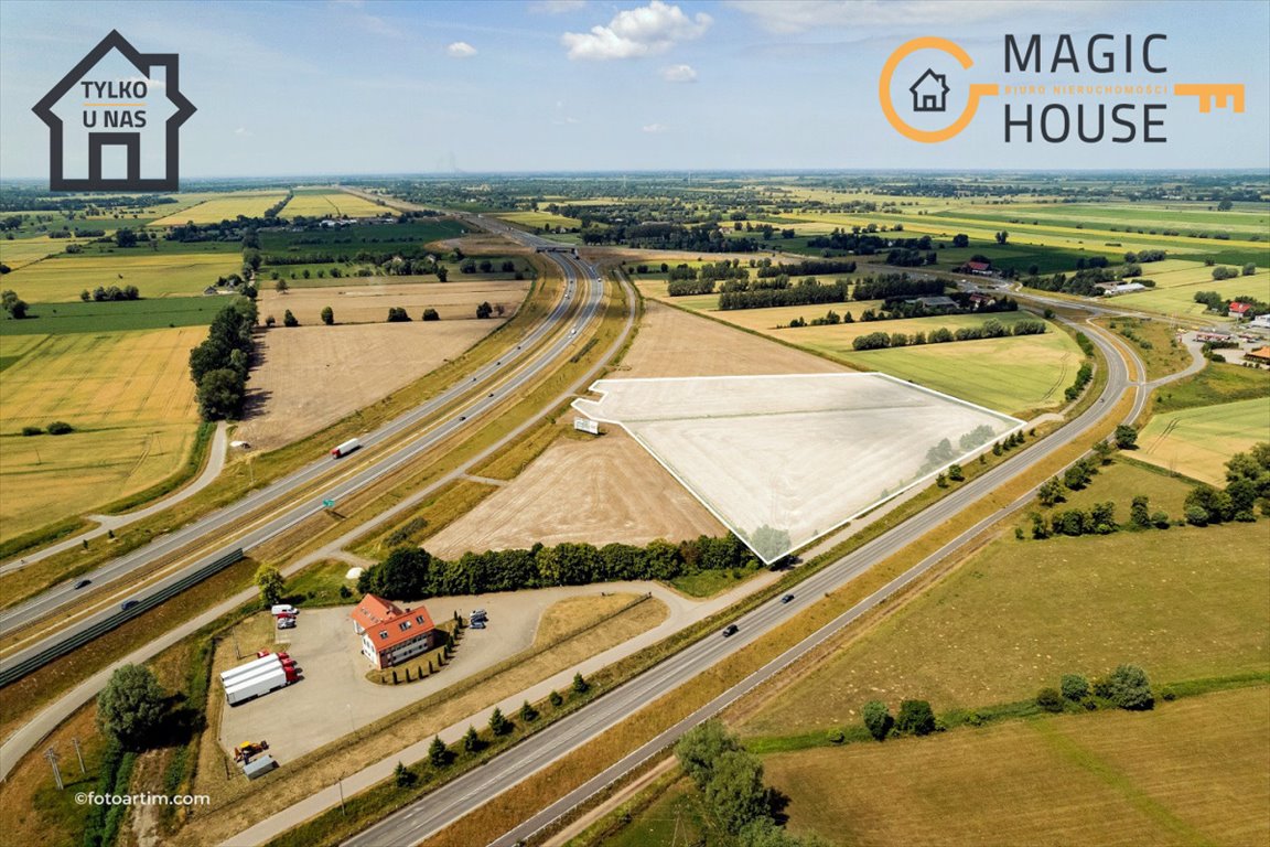 Polecam działkę inwestycyjną 2,86 ha pod Elblągiem z dostępem do S7 Elbląg  28 642m2 Foto 1