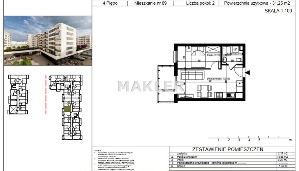 Mieszkanie dwupokojowe na sprzedaż Bydgoszcz, Bartodzieje Małe  31m2 Foto 8