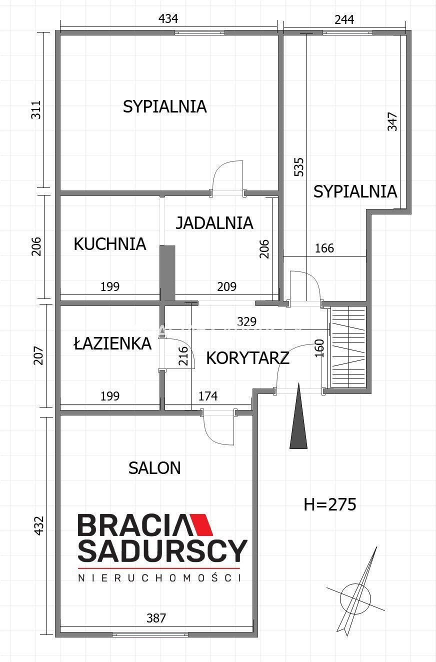 Mieszkanie trzypokojowe na wynajem Kraków, Zwierzyniec, Salwator, Filarecka  62m2 Foto 3