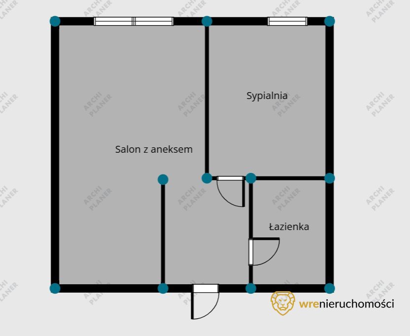 Przestronne 2-pokojowe mieszkanie z wysokimi sufitami w centrum Wrocławia Wrocław, Stare Miasto, Orląt Lwowskich  31m2 Foto 1