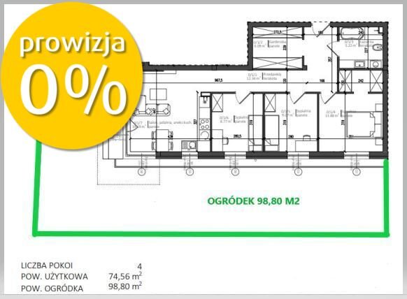 Mieszkanie czteropokojowe  na sprzedaż Nowy Dwór Mazowiecki, Sukienna  75m2 Foto 3