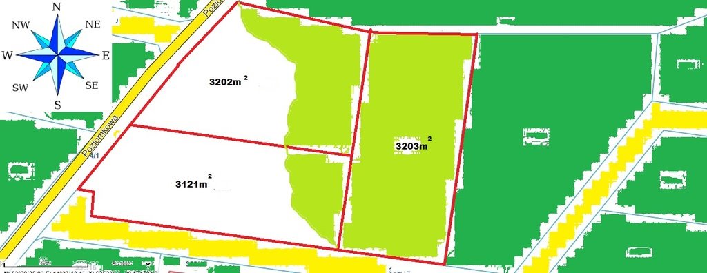Działka 3121 m2 z lasem, media, spokój i natura Dobra  3 121m2 Foto 1