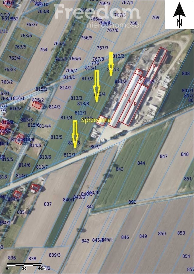 Działka budowlana na sprzedaż Bystrzyca  1 227m2 Foto 1