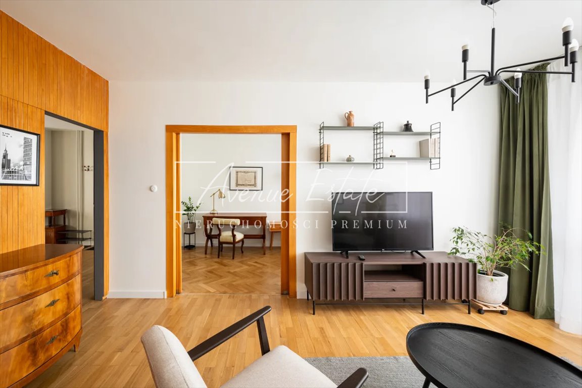 Widok na PKiN, 58 m², balkon, blisko Nowego Światu Warszawa, Śródmieście  58m2 Foto 1