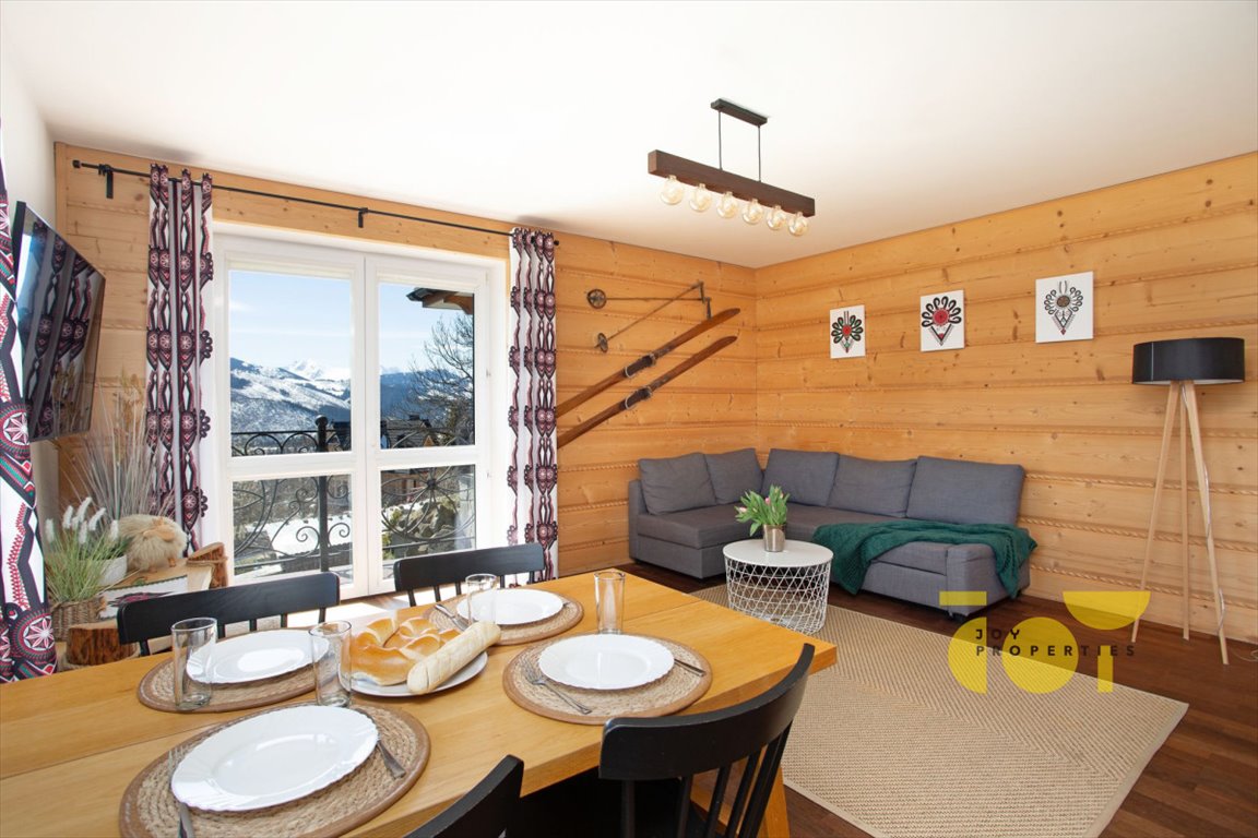 Apartament z panoramicznym widokiem na Tatry, balkon, garaż Kościelisko, Królewska  45m2 Foto 1