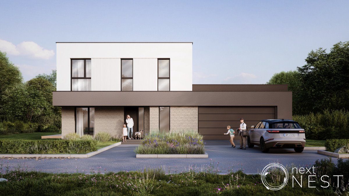 Nowoczesny dom wolnostojący 263 m2 z garażem w Konstancinie Konstancin-Jeziorna, Kabacka  263m2 Foto 1