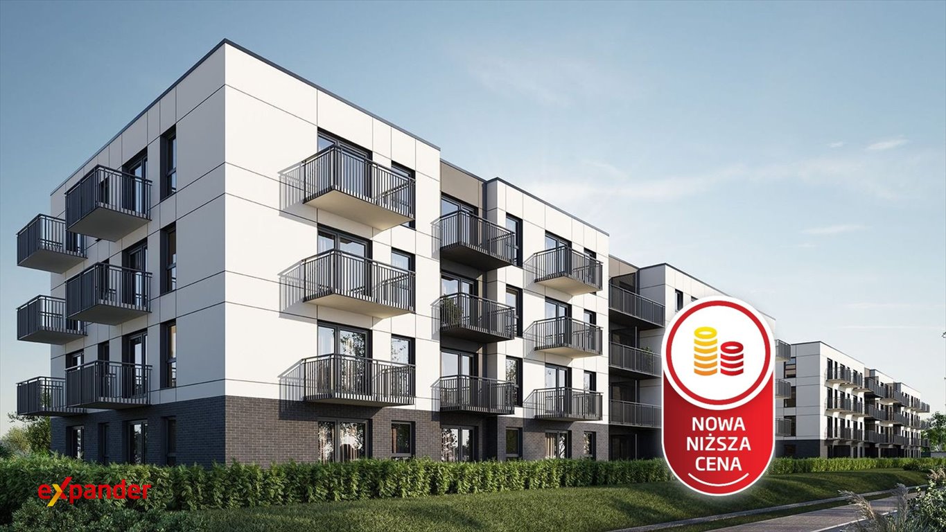 Nowoczesne 2-pokojowe mieszkanie z tarasem (37,94 m²) w Krakowie Kraków, Prądnik Biały, Piaszczysta  33m2 Foto 1